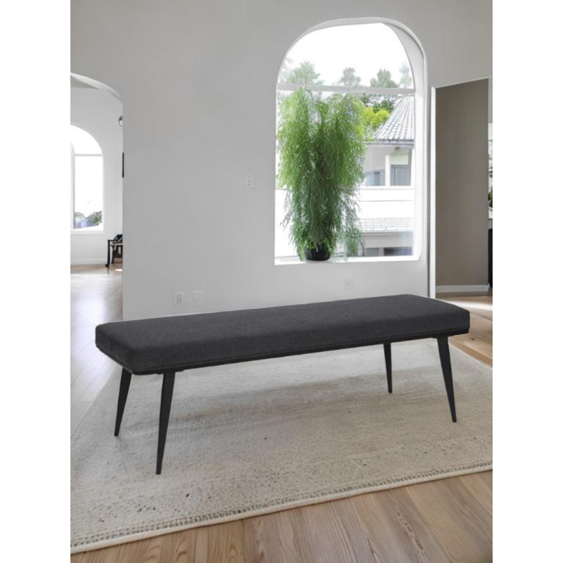 Banc en tissu Jared