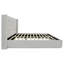 Grand lit tapissier Flores Led