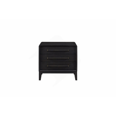 3 Drawer Nightstand With USB