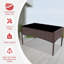 Ensemble de mobilier d'extérieur 4 pièces, ensemble de table et chaises en rotin avec coussin moelleux et table basse-521971071