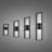 Mars LED Wall Sconce with Clear Crystal Accents, Brushed Aluminum Backplate, 3-CCT Selectable, Dimmable, Wet Rated, ADA Compliant-221254695