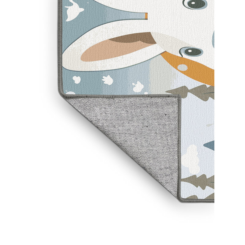 Tapis pour enfants 6 animaux Ginza, Rectangulaire 2 pi x 3 pi