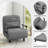 3-in-1 Convertible Sofa Bed With 5-position Adjustable Backrest & Lumbar Pillow-652339216