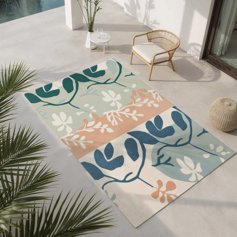 Tapis intérieur et extérieur Rustic Trails, Rectangulaire 8 pi x 10 pi