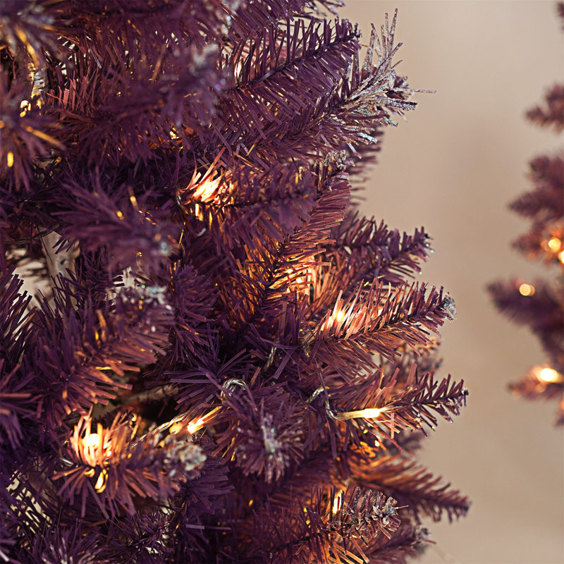 Pre-lit Christmas Artificial Tree 4-Piece Set
