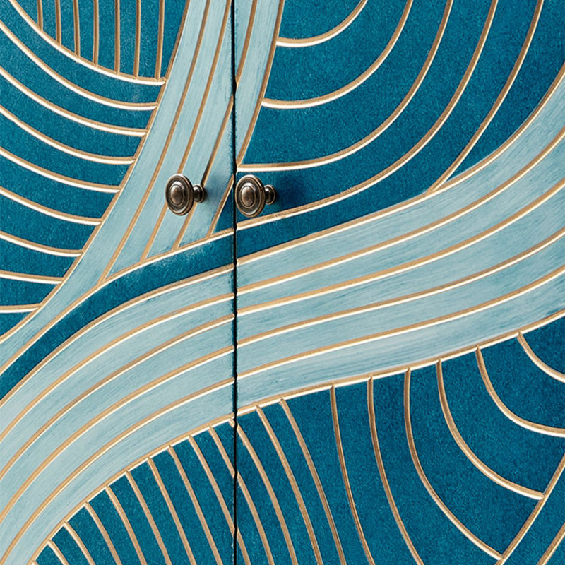Armoire de rangement légère de style américain