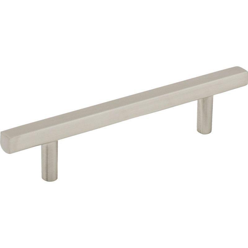 Dominique Bar Pull, Satin Nickel, 3 3/4"