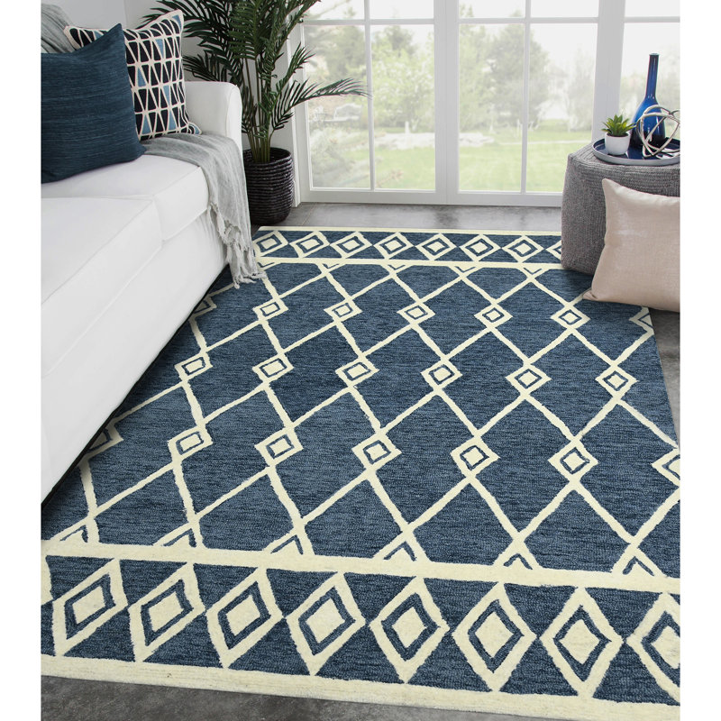 Gittel Wool Geometric Indoor Rug, Rectangle 8' x 10'
