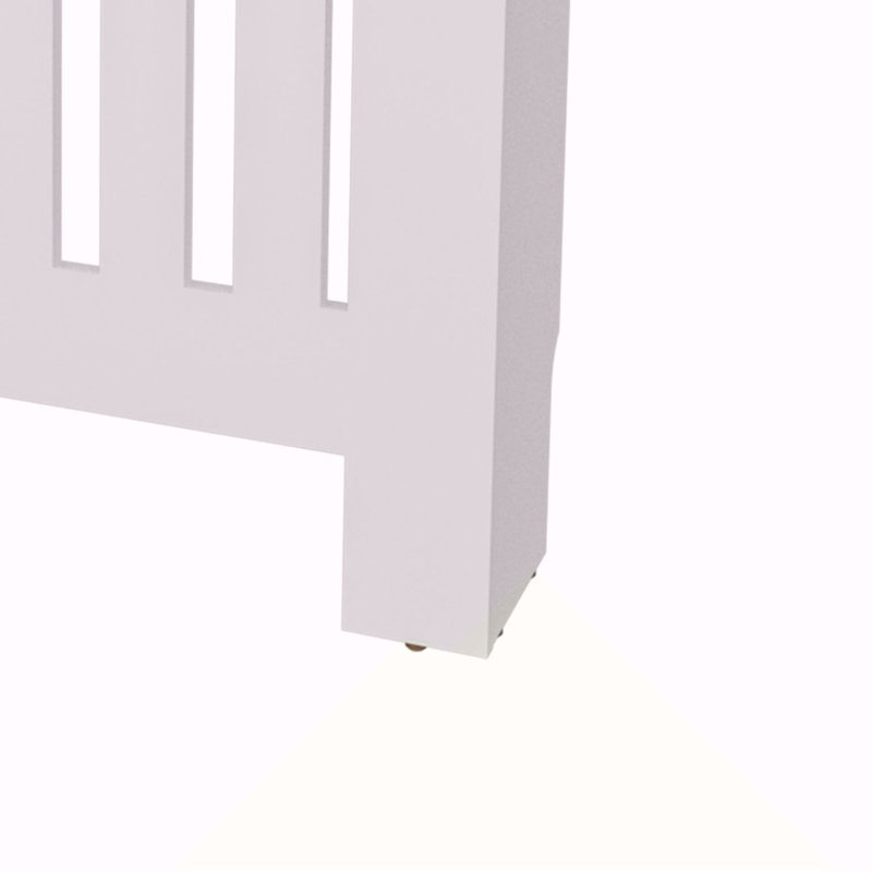Couvercle de radiateur blanc avec rangement