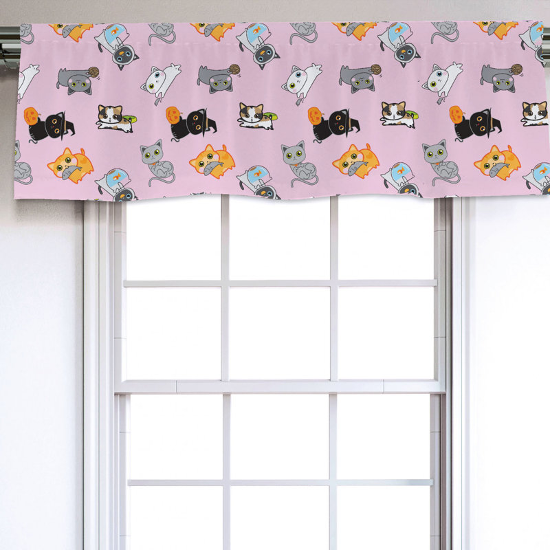 Sateen Ruffled Window Valance