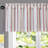 Mudge Farmhouse Striped Linen Double Layer Thermal Insulated Room Darkening  Window ValancesRod Pocket Vertical Striped Kitchen Valance for Bathroom-1792147985-1787118089