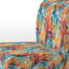 Fauteuil de chambre rembourré Rainbow Cheetah Waves