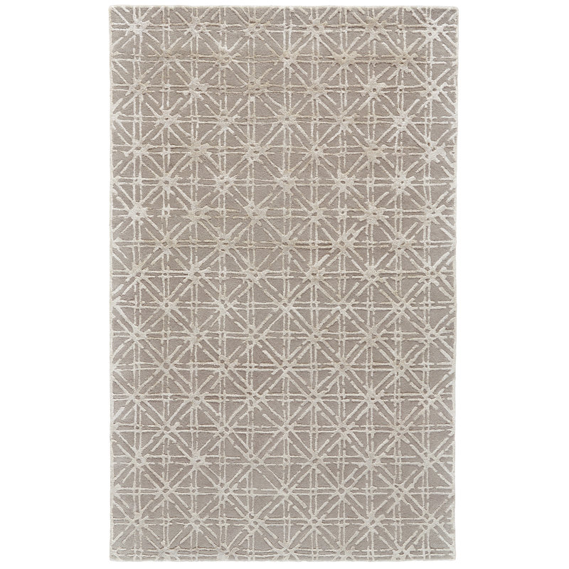 Alusine Geometric Indoor Rug, Rectangle 9'6" x 13'6"