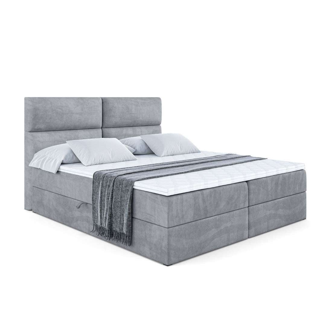 Boxspringbett Ricksen mit Topper und Bettkasten