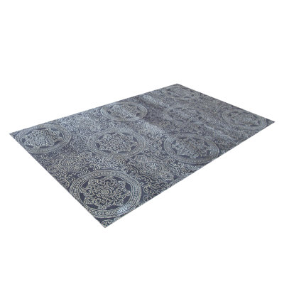Floral Hand Woven Area Rug