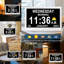 Digital Plastic / Acrylic Electric Tabletop Clock White