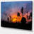 « canne palmier tree silhouette », reproduction de photo sur toile-20863640