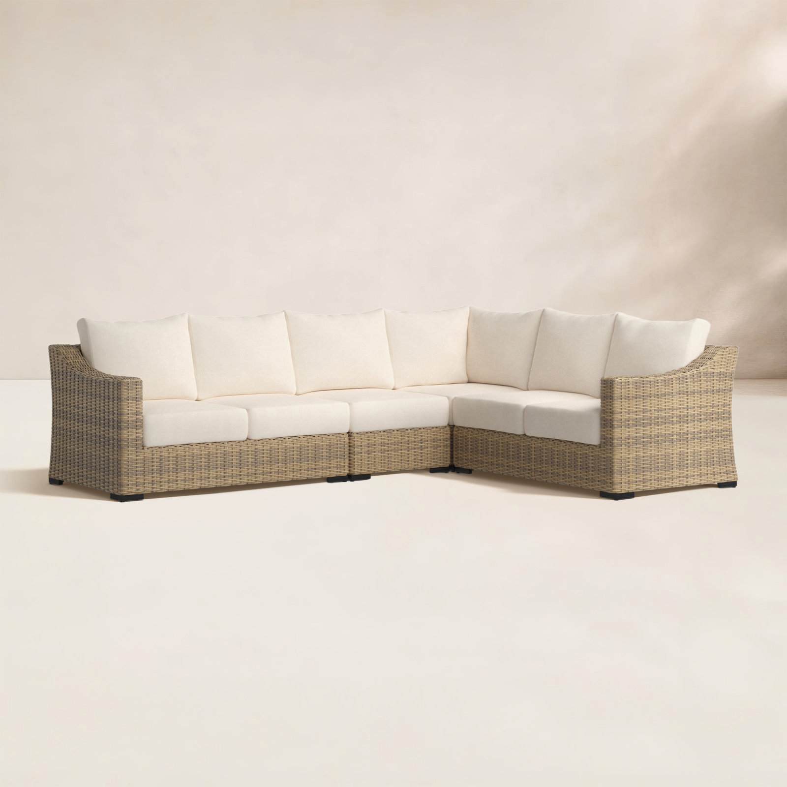 Eloisa 6-Person Patio Seating Group, Tan