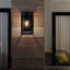 Applique murale d'extérieur noire Eletto-2090947407