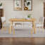 6 Piece Dining Room Table Set, Rustic Farmhouse Dining Room Rectangular Table With 4 Upholstered Chairs And Bench, Solid Wood Kitchen Dining Table Set For 6 Persons (Easy Assembly)-1505421602
