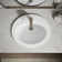 Pennington Ceramic Oval Drop-In Bathroom Sink with Overflow