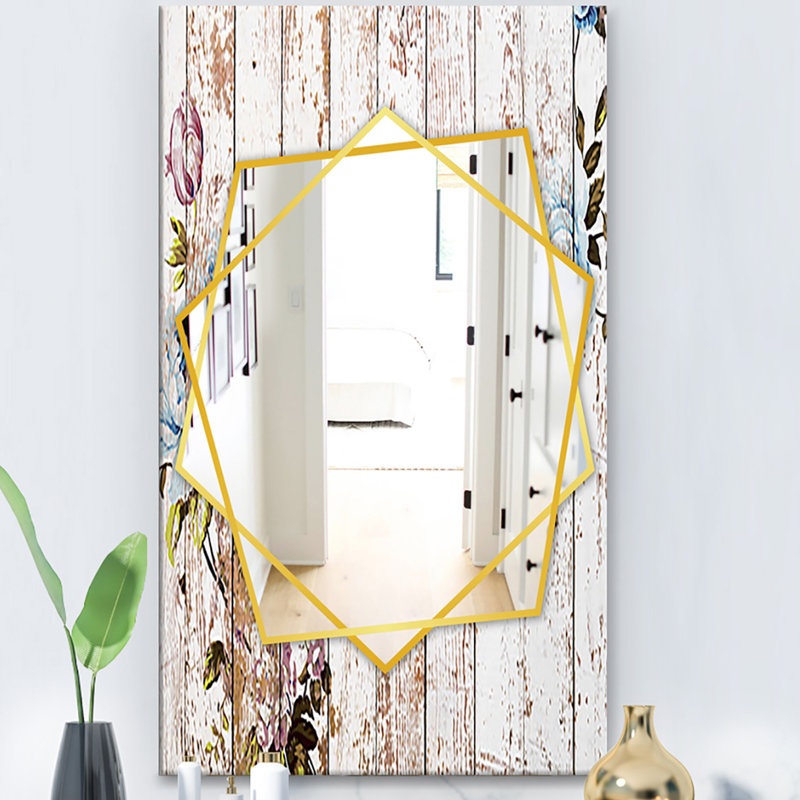 Miroir d'appoint Shabby Elegance, H 39,4 po x l 29,5 po