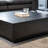 Black Manufactured Wood Square Coffee Table-992644111