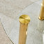 Table basse ronde avec tablette de plancher-983351745