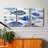 " Fish Parade I " 3 - Pieces-1842100323