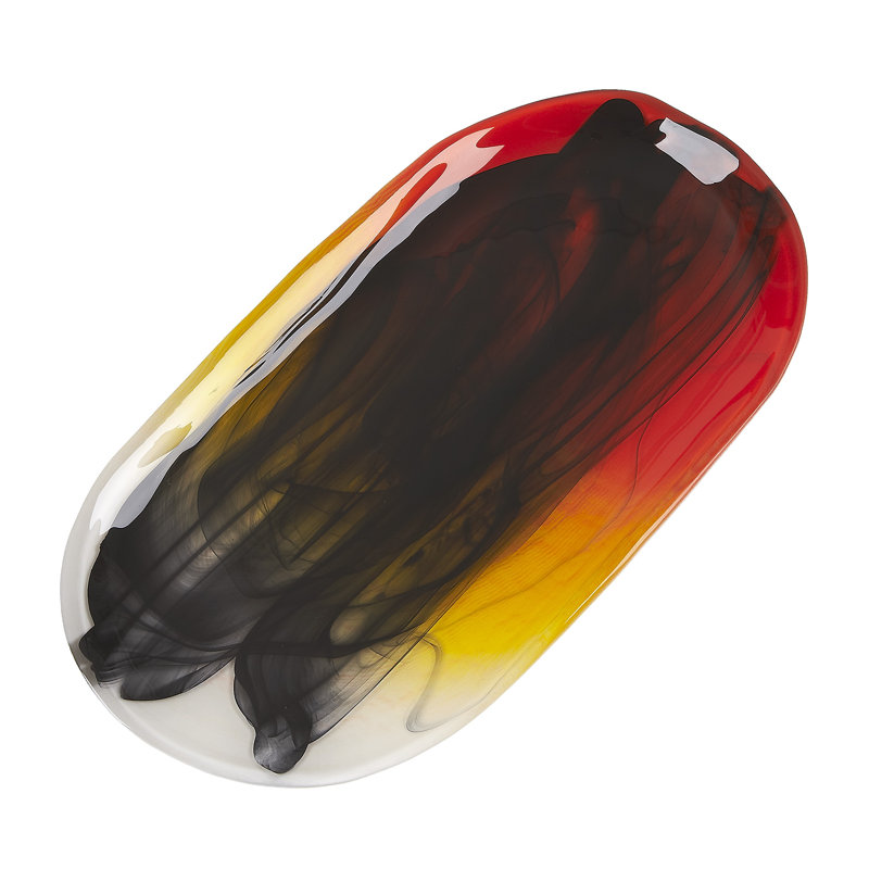 Orren Ellis Shepton Glass Platter