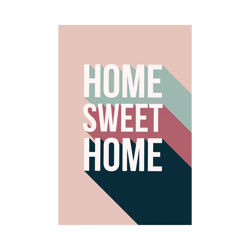 Home Sweet Home by The Native State - No Frame Gallery-Wrapped Canvas Giclée on Canvas, 30.48cm H x 20.32cm W