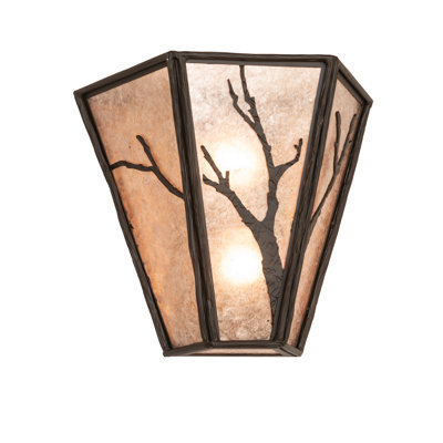 2 - Light Flush Mounted Sconce