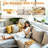 Natural Bamboo Couch Arm Tray Table – Foldable Sofa Armrest Organizer With 2 Cup Holders, Fits Armless & Sectional Sofas, Flat Tray For Drinks, Snacks, And Remotes-1148235296