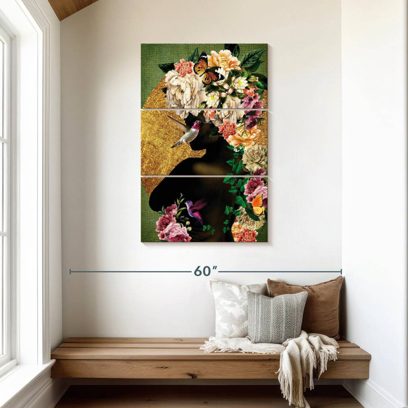 Leisha Destiny Blooming, 45" H x 28" W