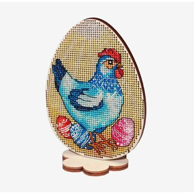 Trousse de broderie au point de croix comptée « Pâques - Poulet » par Alisena 5512-aA