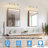 Ahir Polished Nickel Dimmable Vanity Light-34142496