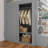 Anoka Solid Wood Bunk Bed with Built-in Wardrobe & 4 Drawers-122581916
