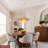 8" Velvet Pendant Light White Wood Natural Finish ETL Dry
