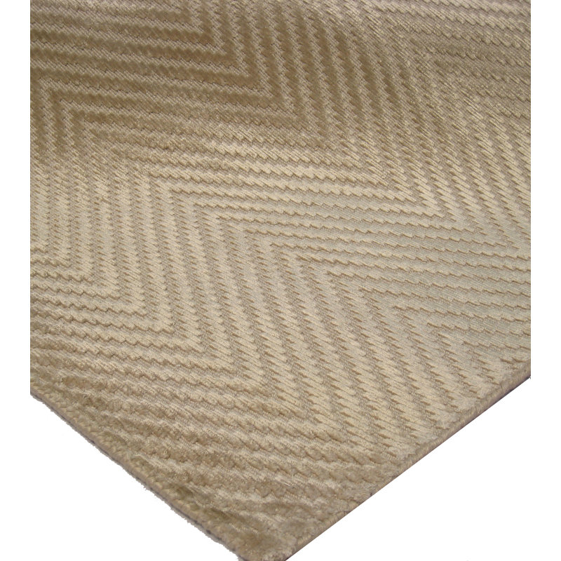 Honeycomb Handmade Chevron Area Rug, Rectangle 9' x 12'