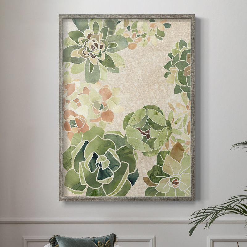 Reproduction encadrée en verre massif, H 11 po x l 9 po