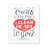 Clean Heart O God Psalm 51:10 - Wrapped Canvas Print