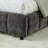 California King Size Upholstered Bed ,Comfortable Upholstered Bed Frame, Chenille Fabric, With Headboard And Solid Bed Frame. With Drawer For Storage.-Dark Gray(90.5''*80.5''*31'')-1839246611