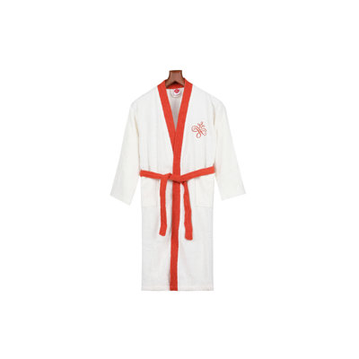 Cotton Above Knee Bathrobe with Pockets