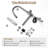 Pull-Down Kitchen Faucet With Side Sprayer & Built-In Cleaning Brush, 3 Spray Modes High-Arc Sink Faucet-122794888