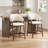 Upholstered Solid Wood Bar Stool Counter Stool-1906351985-1906351999