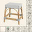 Robias Rattan 18" Dining Stool-1699167742