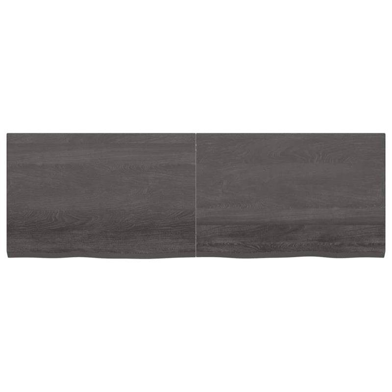Autaum 180cm Solid Wood Bathroom Vanity Top, Dark Brown