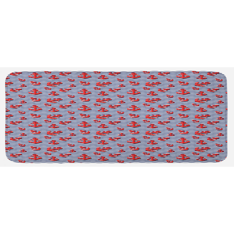 Coastal Synthetic Kitchen Mat