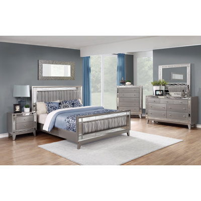 Ensemble de chambre avec grand lit 2 pièces Pressley