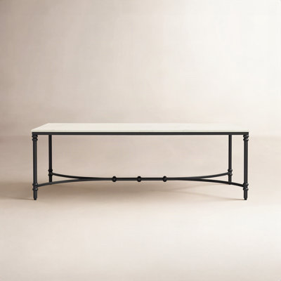 Libertine Genuine Marble and Metal Coffee Table